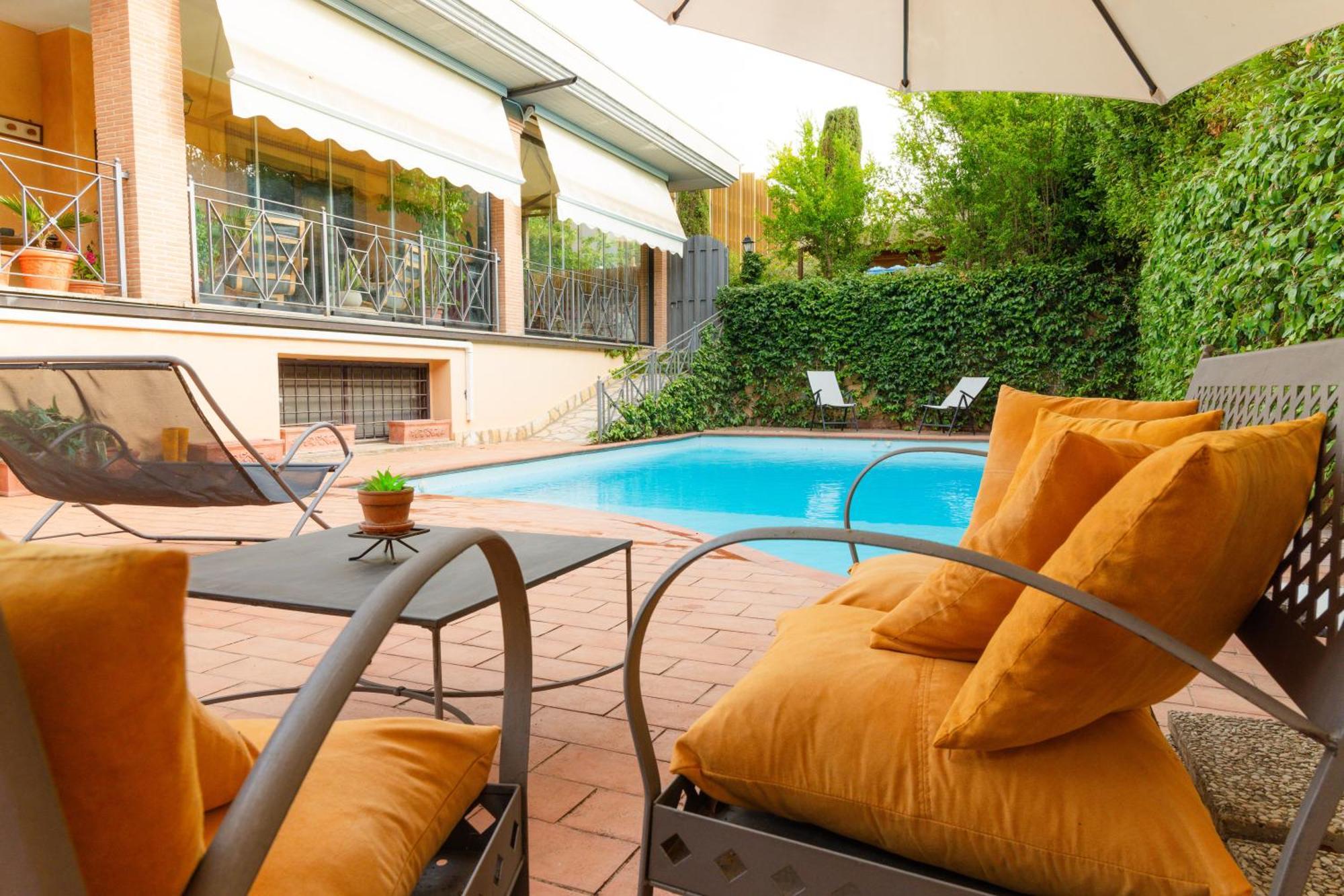 Villa Aureliana With Pool Near San Peter Róma Kültér fotó